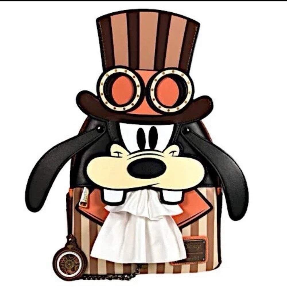 Steampunk Goofy Exclusive Mini Backpack Loungefly NWT